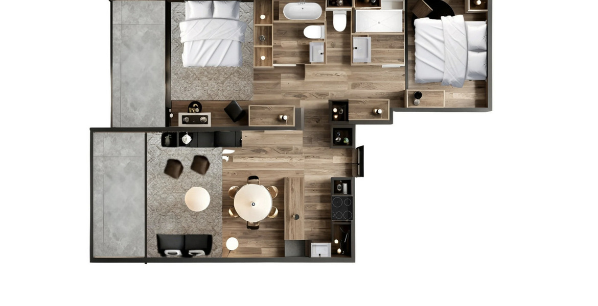 Апартамент в аренду на Белькоте Куршевель 1850