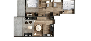 Апартамент в аренду на Белькоте Куршевель 1850