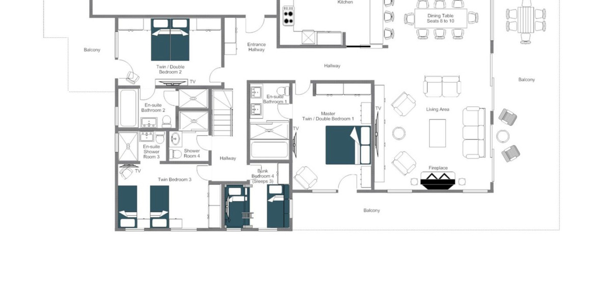 Atico en alquiler en  Verbier, Suiza