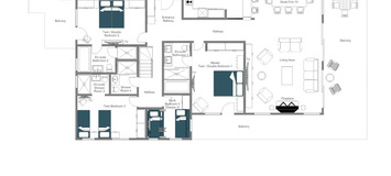 Atico en alquiler en  Verbier, Suiza