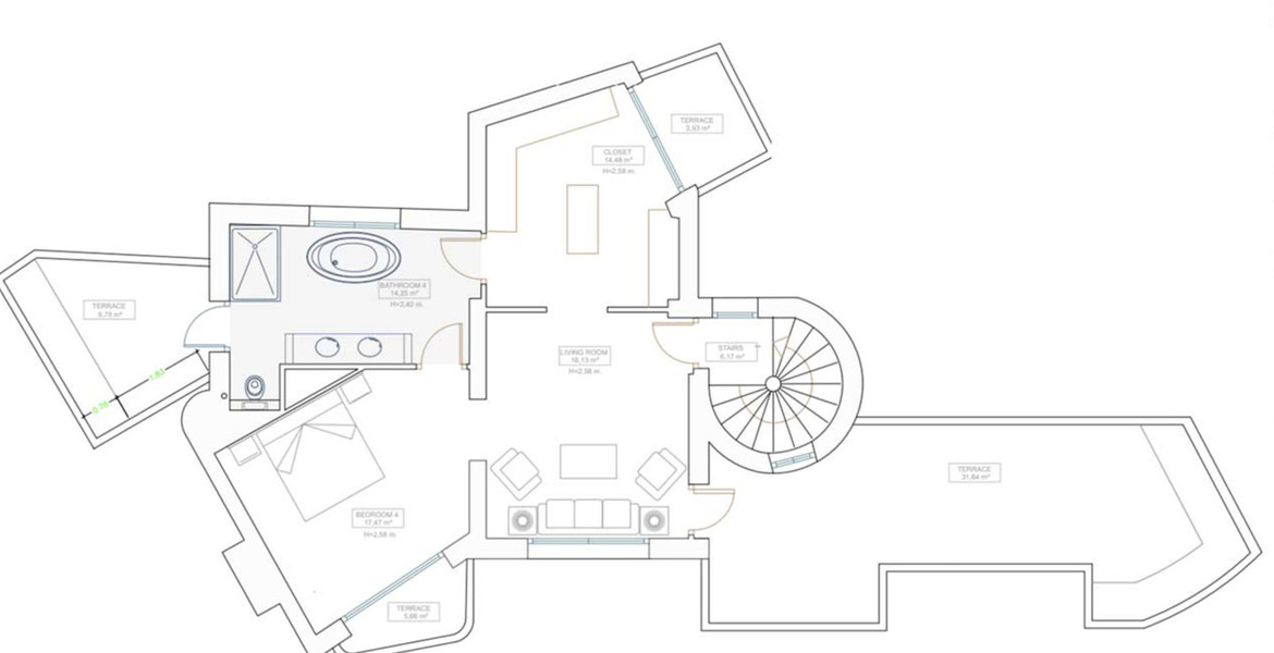 Villa en alquiler en Marbella