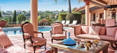 Villa con vistas al mar en alquiler en Estepona 