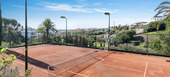 Villa con vistas al mar en alquiler en Estepona 