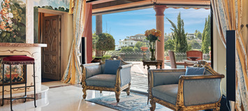 Villa con vistas al mar en alquiler en Estepona 