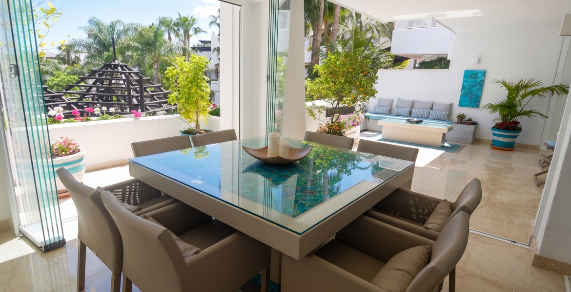 Apartment for rent in Marina Puente Romano Japanese Garden