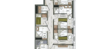 Flat to let in Courchevel Moriond (Courchevel 1650)