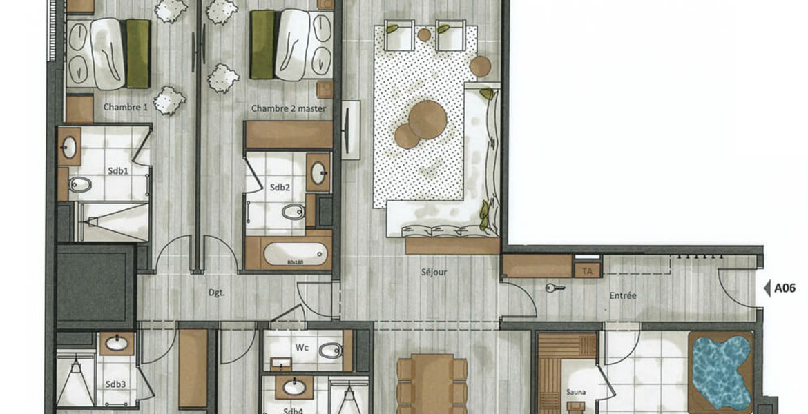 Apartment for rent in Courchevel 1650