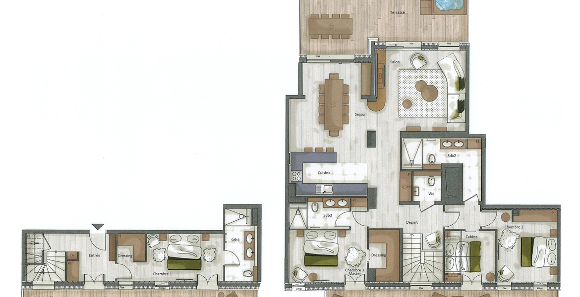 Apartment for rent in Courchevel 1650