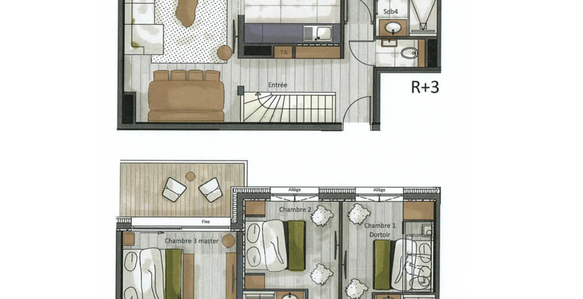 Apartment for rent in Courchevel 1650