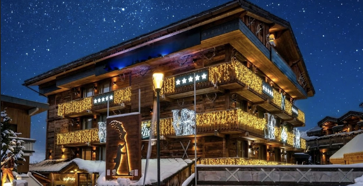 Moderna suite de un dormitorio en Courchevel 1850
