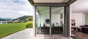 Appartement de style contemporain avec vue sur le lac