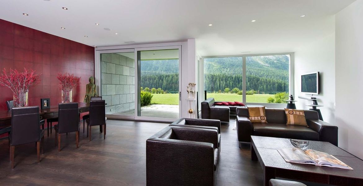 Appartement de style contemporain avec vue sur le lac