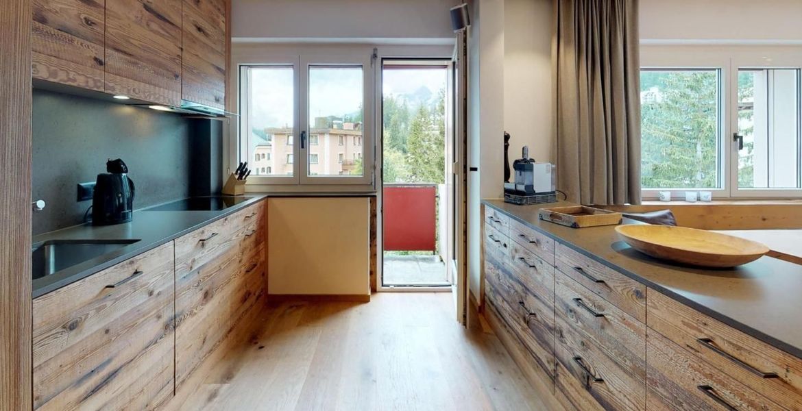 Apartment next to the lake in St. Moritz-Bad