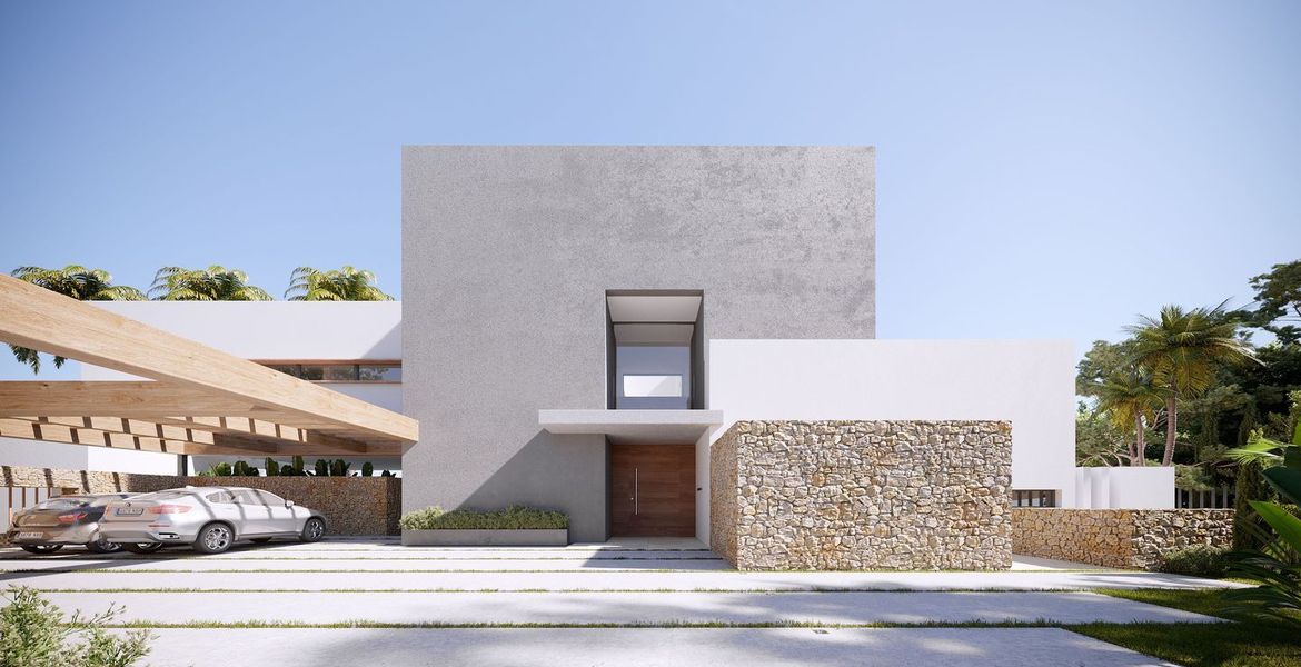 Villa moderna con estilo a estrenar