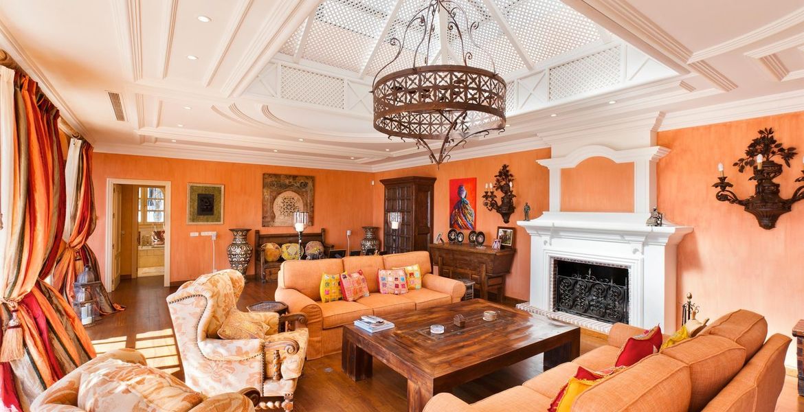 Вилла в аренду Марбелья Золотая Миля на первой линии пляжа