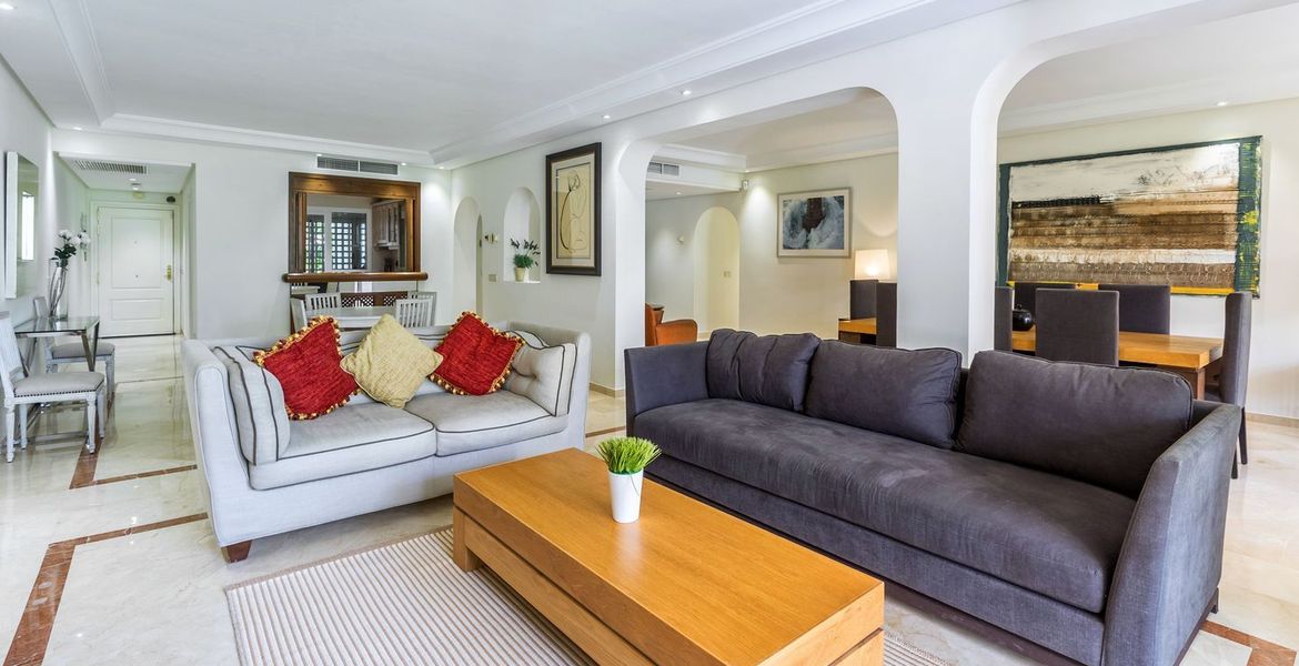 Apartamento en Marbella planta baja frente a la playa