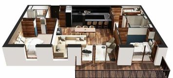 Apartment for rent in Courchevel Village, Courchevel 1550