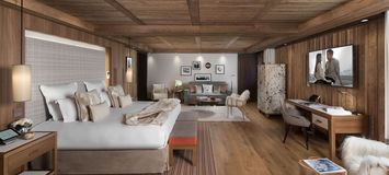 Suite, 58 m²/624 pieds carrés, vue montagne, king ou twin