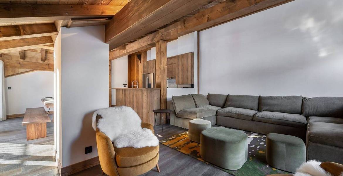 Este Apartamento en alquiler en una residencia en Le Praz