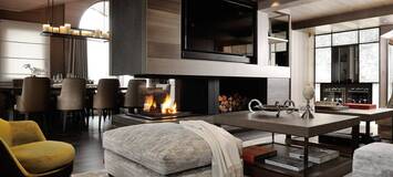 Apartamento ático dúplex en el centro de Courchevel 1850