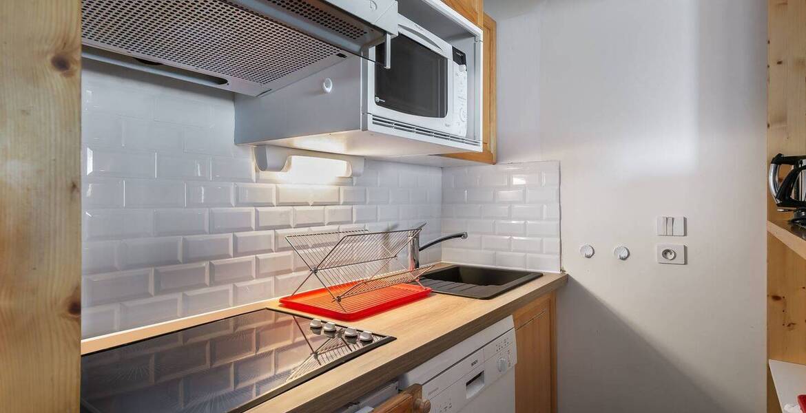 El apartamento es un dúplex ubicado en Courchevel Moriond