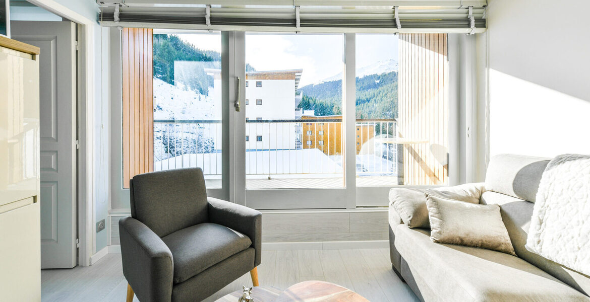 Apartamento de 1 dormitorio y 35 m2 con acceso a las pistas 