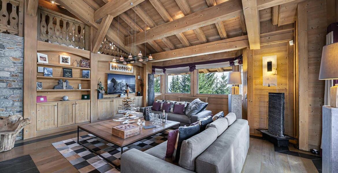 Chalet à louer à Courchevel 1850 Nogentil avec piscine, spa 