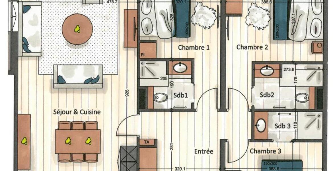 Apartamento en Courchevel 1650