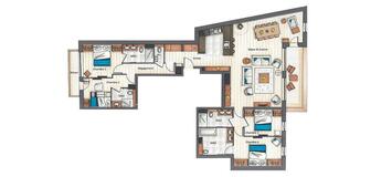 Apartment, in Courchevel 1650 Moriond 