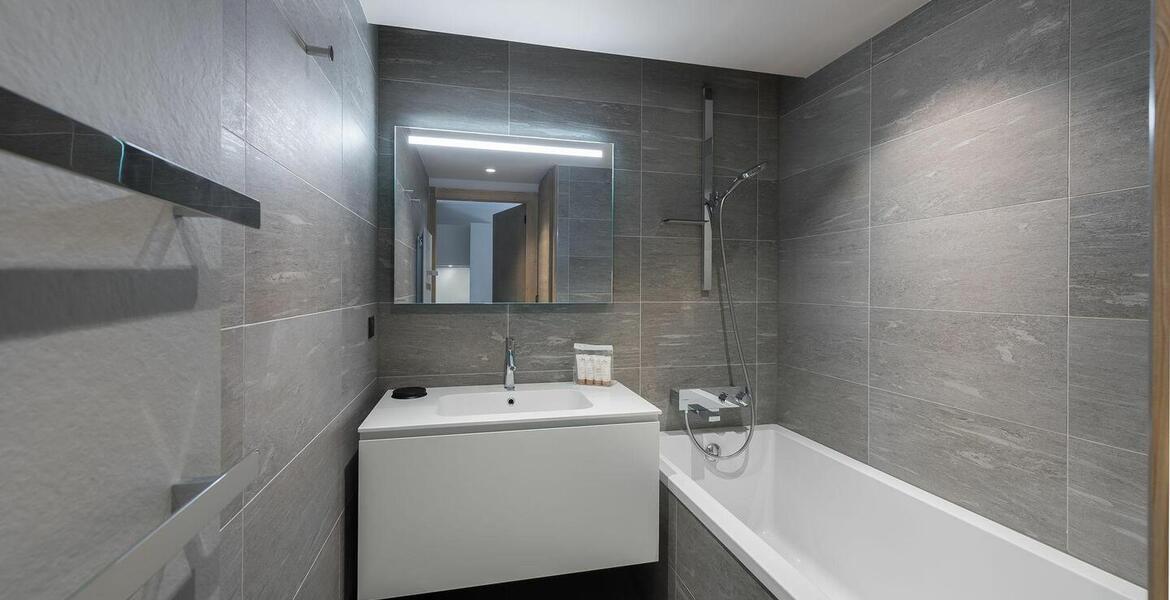 Apartamento de 2 dormitorios en Rochebrune Megeve con 57 met