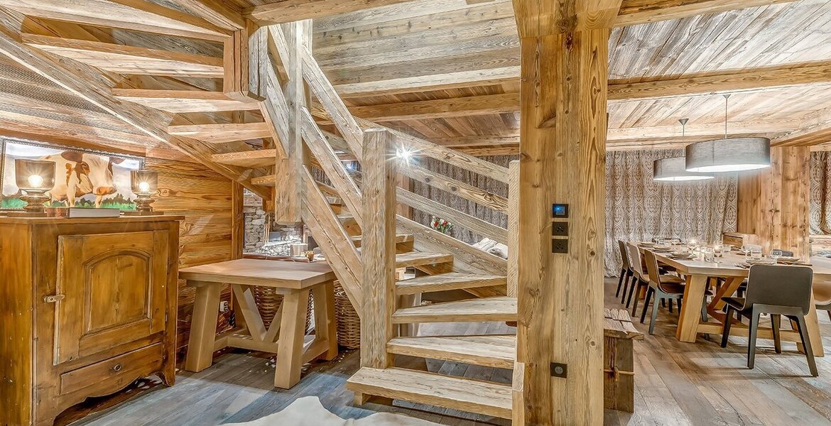 Ce duplex à louer avec 5 chambres à Val d'Isere à louer 