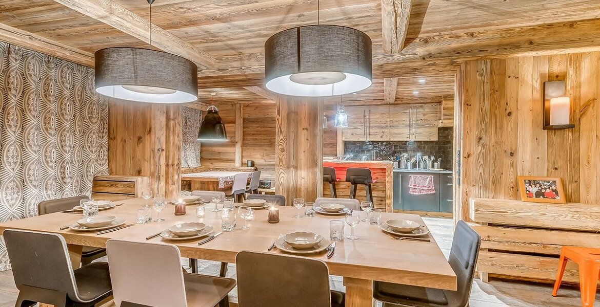 Ce duplex à louer avec 5 chambres à Val d'Isere à louer 