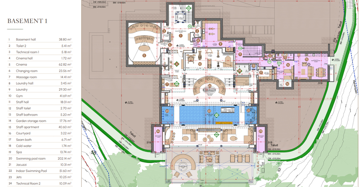 Эксклюзивная роскошная вилла с панорамным видом в Ла Загалет