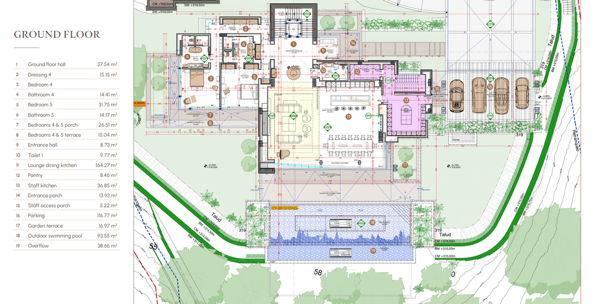 Эксклюзивная роскошная вилла с панорамным видом в Ла Загалет
