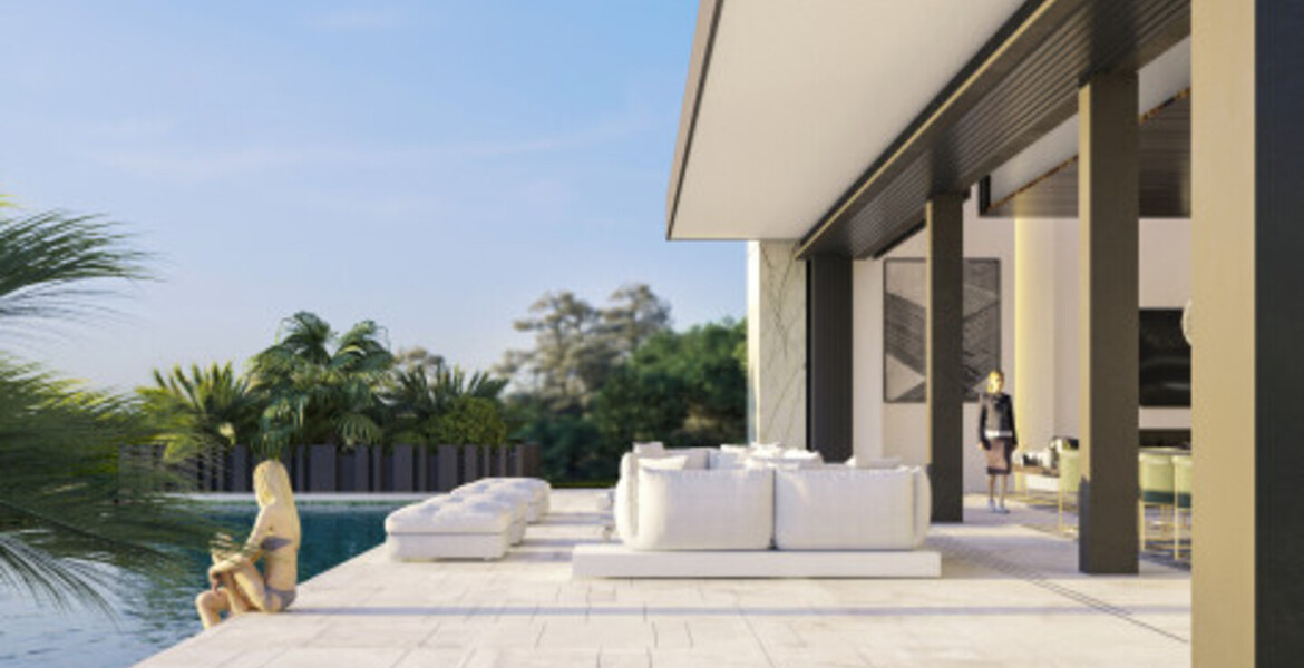 Эксклюзивная роскошная вилла с панорамным видом в Ла Загалет