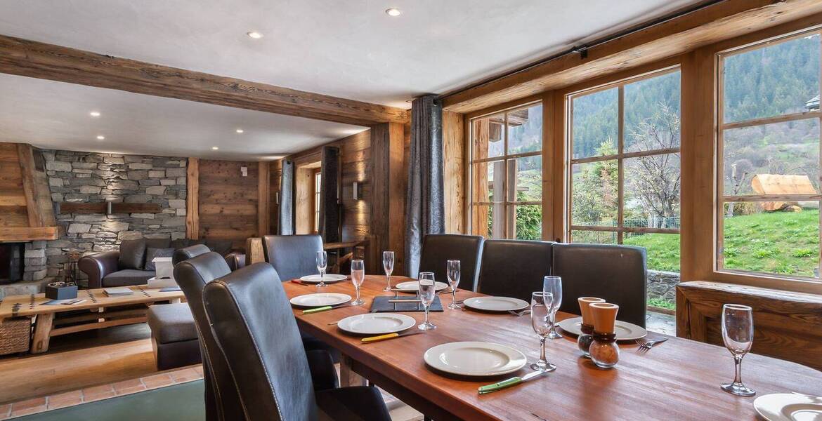 Chalet à louer à Meribel avec 236 m² et 5 chambres à coucher