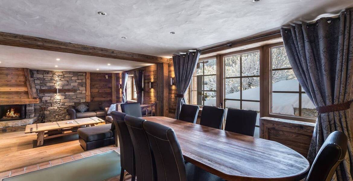 Chalet à louer à Meribel avec 236 m² et 5 chambres à coucher