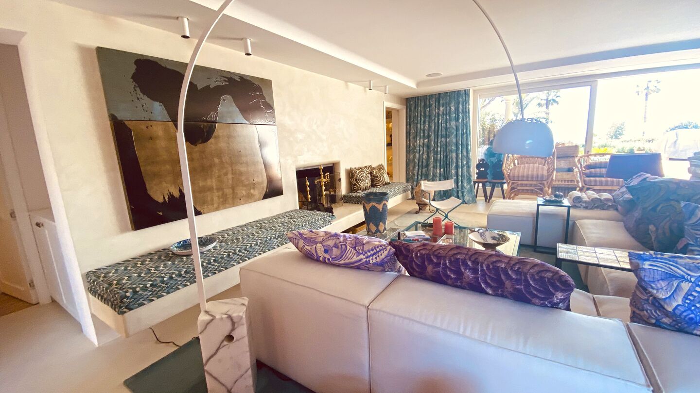 Villa de lujo en alquiler en primera línea de playa marbella