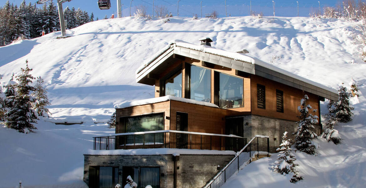 Location de chalets de luxe skis aux pieds à Courchevel 1550