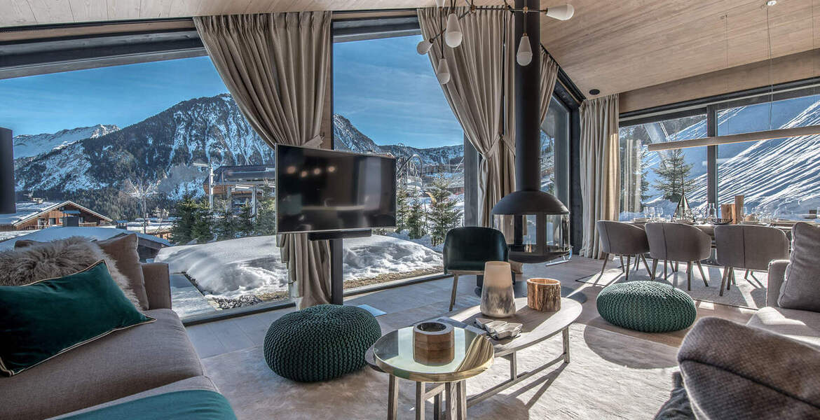Location de chalets de luxe skis aux pieds à Courchevel 1550