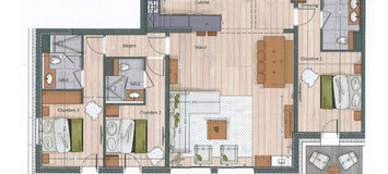 Apartamento en alquiler en Meribel 