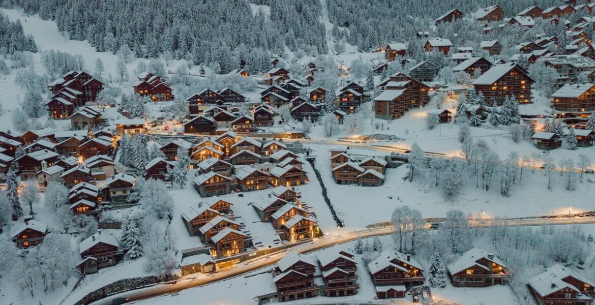 El apartamento á Meribel, situado en la 1ª planta 