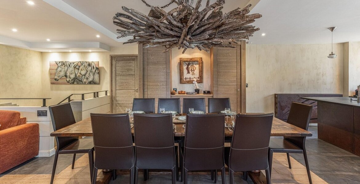 Duplex apartment for rent in La Croisette Courchevel 1850