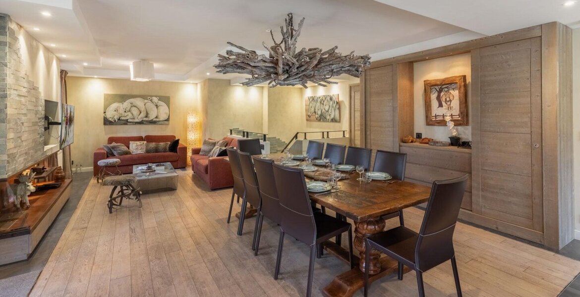 Duplex apartment for rent in La Croisette Courchevel 1850