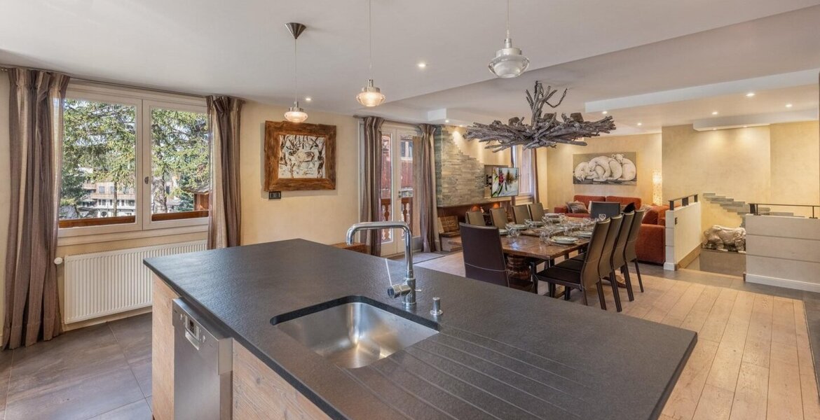 Duplex apartment for rent in La Croisette Courchevel 1850