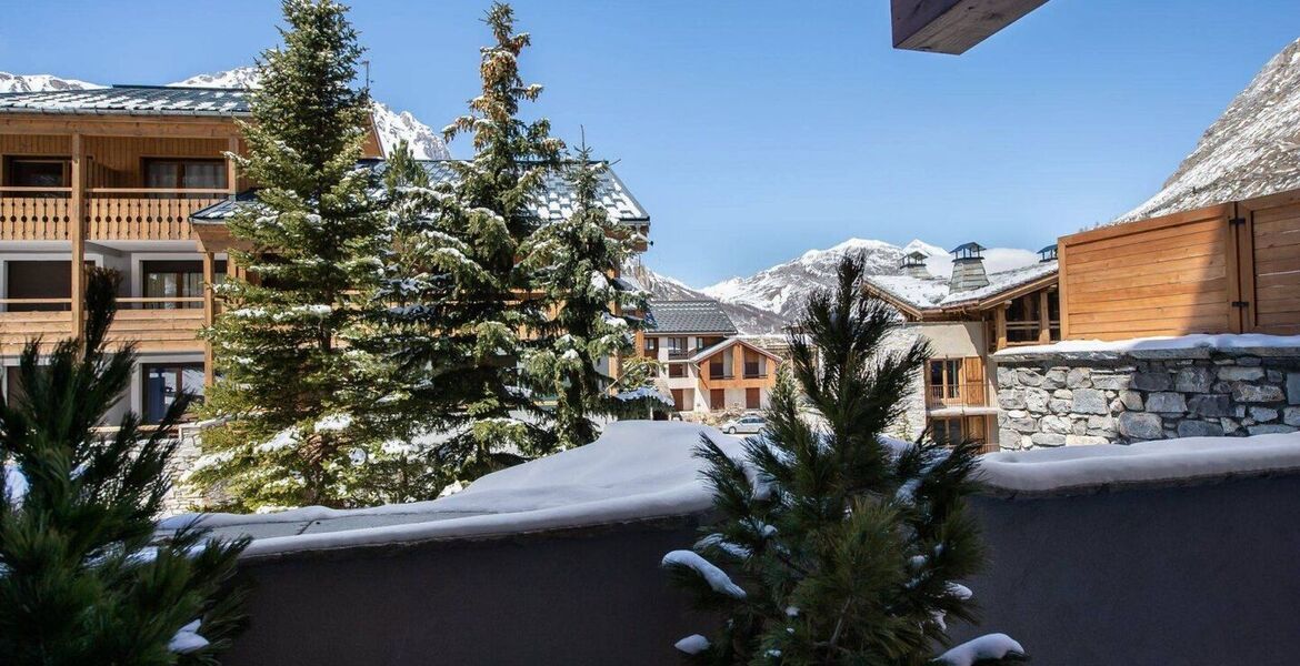 Красивая двухуровневая квартира в аренду в Валь д'Изере
