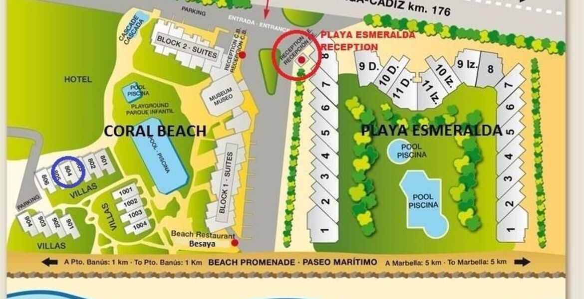 Apartamento en alquiler en Coral Beach