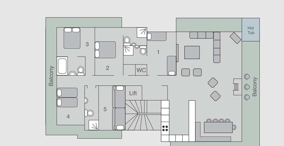 Chalet en alquiler en Verbier