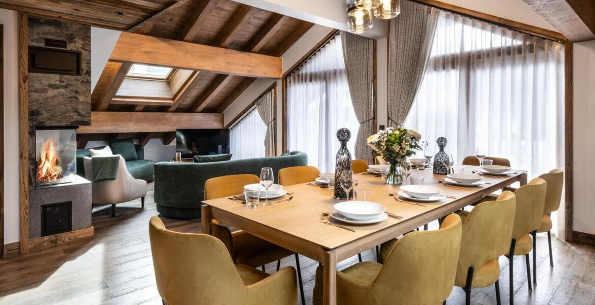Duplex à louer à Méribel