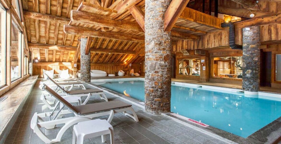 Piso en residencia con piscina en Méribel